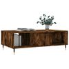 vidaXL Coffee Table Smoked Oak 104x60x35 cm Engineered Wood