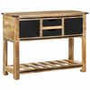 vidaXL Console Table 100x35x75 cm Solid Wood Mango