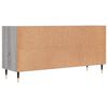 vidaXL TV Cabinet Grey Sonoma 103.5x30x50 cm Engineered Wood