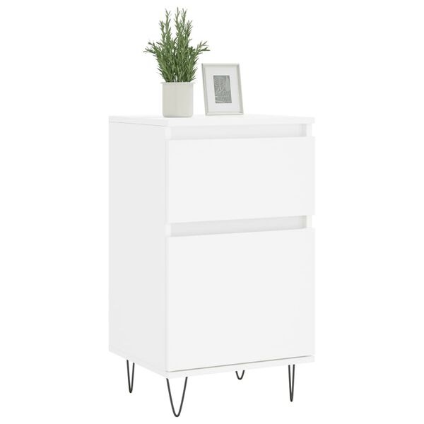vidaXL Sideboard White 40x35x70 cm Engineered Wood