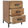 vidaXL Bedside Cabinets 2 pcs 40x30x55 cm Solid Wood Pine