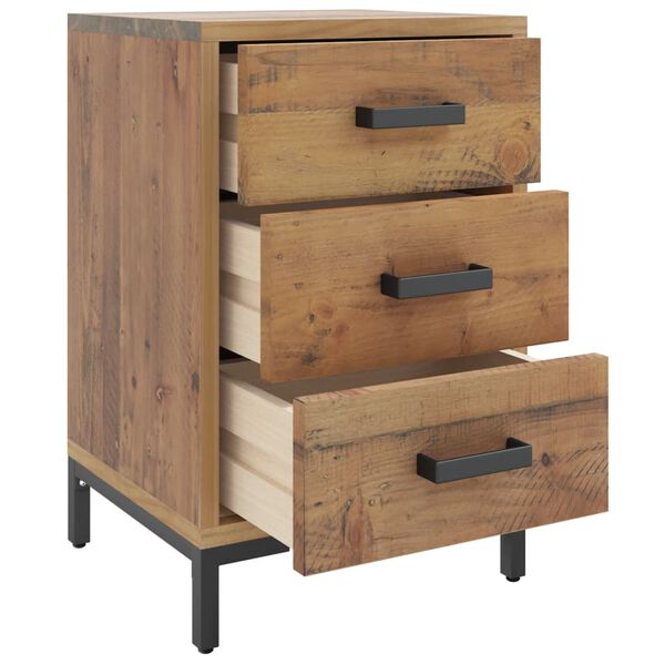 vidaXL Bedside Cabinets 2 pcs 40x30x55 cm Solid Wood Pine
