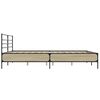vidaXL Bed Frame without Mattress Sonoma Oak 180x200 cm Super King