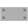 vidaXL Wall-mounted Magnetic Board White 40x20 cm Tempered Glass