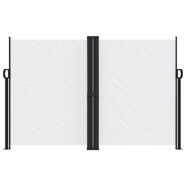 vidaXL Retractable Side Awning White 160x600 cm