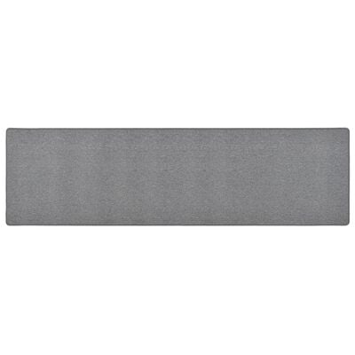vidaXL Carpet Runner Dark Grey 50x200 cm