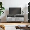 vidaXL TV Cabinet Concrete Grey 100x34.5x44.5 cm Engineered Wood