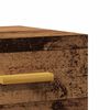 vidaXL Wall-mounted Bedside Cabinet Old Wood 35x35x20 cm