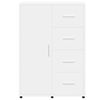 vidaXL Sideboards 2 pcs White 60x31x84 cm Engineered Wood