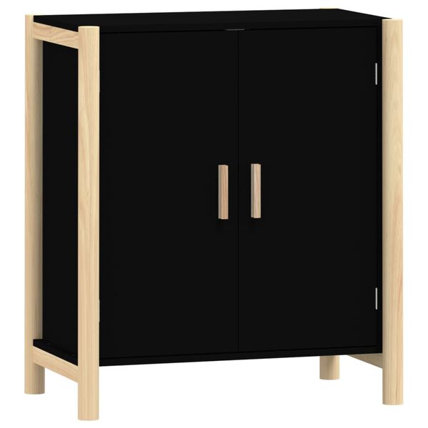 vidaXL Sideboard Black 62x38x70 cm Engineered Wood
