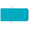 vidaXL Chair Cushion 2 pcs Turquoise 58 x 77 x 4.5 cm Oxford fabric