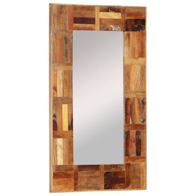 vidaXL Wall Mirror Solid Wood Reclaimed 50x80 cm