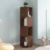 vidaXL Rotating Cabinet Brown Oak 34.5x34.5x75.5 cm Engineered Wood