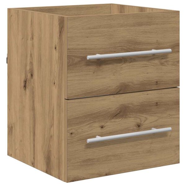 vidaXL Sink cabinet Artisan Oak 38.5 x 41 x 48 cm Engineered Wood