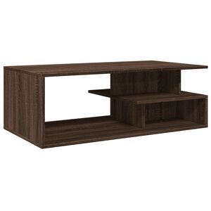 vidaXL Coffee Table Brown Oak 102x55x35 cm Engineered Wood
