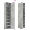 vidaXL Slim Storage Cabinet Concrete Grey 50x42.5x225 cm Engineered Wood