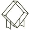 vidaXL Firewood Rack Olive Green 80x25x80 cm Cold-rolled steel