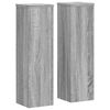 vidaXL Plant Stands 2 pcs Grey Sonoma 17x17x60 cm Engineered Wood