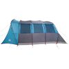 vidaXL Family Tent with Roof Blue and Grey 576 x 325 x 213 cm