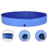 vidaXL Foldable Dog Swimming Pool Blue 200x30 cm PVC
