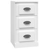 vidaXL Sideboards 3 pcs White Engineered Wood