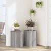 vidaXL Plant Stand 2 pcs Grey Sonoma 30 x 30 x 50 cm Engineered Wood
