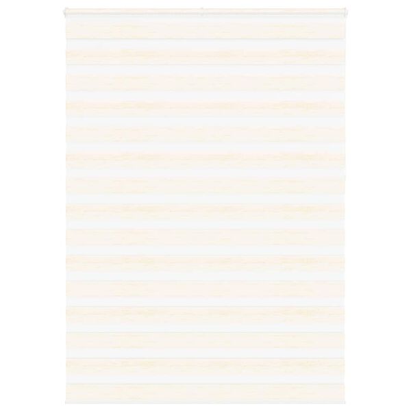 vidaXL Zebra Blind Marble Beige 155x230 cm Fabric Width 150.9 cm Polyester