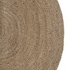 vidaXL Area Rugs Oval Grey 122 x 183 cm Jute