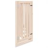 vidaXL Dog Gate with Door Foldable 6 Panels 300 cm Poplar Wood