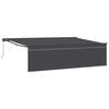 vidaXL Retractable Awning Anthracite 500 x 300 cm