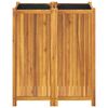 vidaXL Garden Planter with Liner 84x42x100 cm Solid Wood Acacia