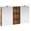 vidaXL Bathroom Cabinet Set 3 pcs 110 x 10.5 x 60.5 cm Engineered wood