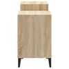 vidaXL TV Cabinet Sonoma Oak 160x35x55 cm Engineered Wood
