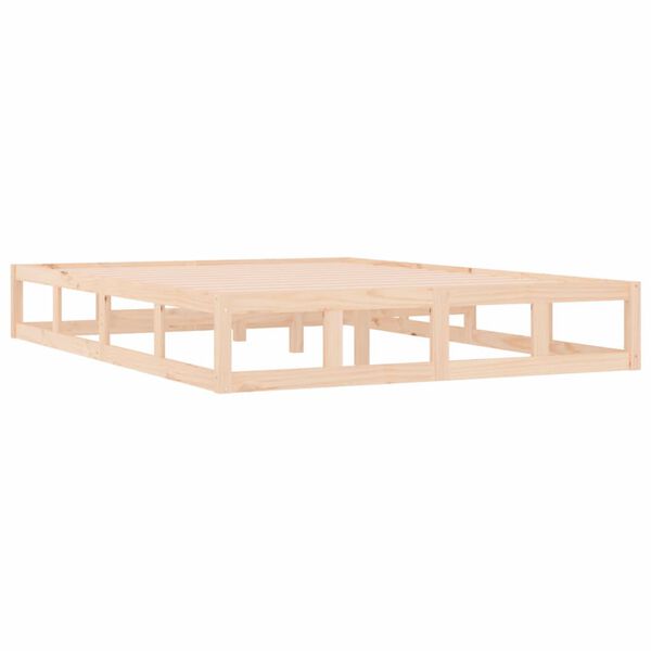 vidaXL Bed Frame without Mattress 140x200 cm Solid Wood