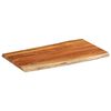 vidaXL Table Top 120x60x2.5 cm Rectangular&nbsp;Solid Wood Acacia Live Edge