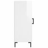vidaXL Sideboard High Gloss White 34.5x34x90 cm Engineered Wood