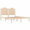 vidaXL Bed Frame without Mattress Solid Wood 140x190 cm (809997+818470)