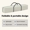 vidaXL Folding Party Tent with Sidewalls Cream 2x2 m