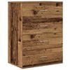 vidaXL Sideboard Old Wood 60 x 39 x 80 cm Engineered Wood