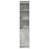 vidaXL Highboard Concrete Grey 37.5x35x180 cm Engineered Wood
