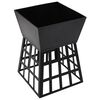 vidaXL 2-in-1 Fire Pit and BBQ 34x34x48 cm Steel
