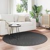 vidaXL Area Rugs Round HUARTE Anthracite &Oslash; 200 CM Polyester