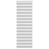vidaXL Zebra Blind Light Grey 90x200 cm Fabric Width 85.9 cm Polyester