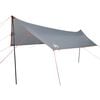 vidaXL Camping Tarp Grey and Orange 460x305x210 cm Waterproof
