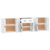 vidaXL Sideboards 3 pcs White Engineered Wood