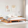 vidaXL Bed Frame with Drawers without Mattress Wax Brown 180x200 cm Super King
