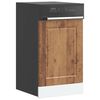 vidaXL Dishwasher Panel Porto Old Wood 45x1,5x57 cm Engineered Wood