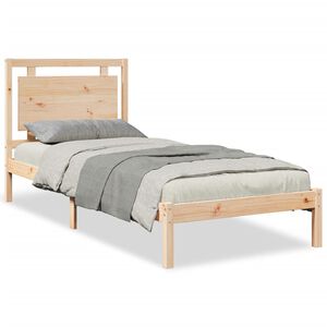 vidaXL Extra Long Bed Frame without Mattress&nbsp;100x220 cm Solid Wood