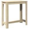 vidaXL Bar Table Sonoma Oak 102x50x103,5 cm Engineered Wood