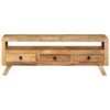 vidaXL TV Cabinet 110x30x40 cm Solid Mango Wood
